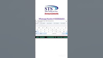 STS portal forget password issue. full videos