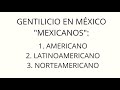 MÉXICO ES UN PAÍS AMERICANO, NORTEAMERICANO Y LATINOAMERICANO.       Favor de Leer 👇