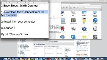Install Mirth On Mac - HL7StarterKit.com
