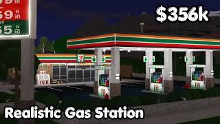 Gas Station Speedbuild || Bloxburg || Part 1 - Exterior