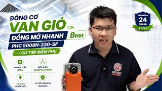 ĐỘNG CƠ VAN GIÓ ĐÓNG MỞ NHANH 8NM PHC 5008N-230-SF | CÓ TIẾP ĐIỂM PHỤ