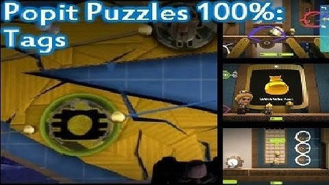 Little Big Planet 3 100% Prize Bubbles - Popit Puzzles 9 Tags