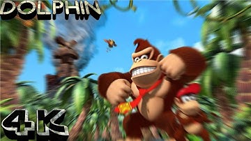 Donkey Kong Country Returns Wii. Dolphin emulator 5.0-12058(2020/05/23)4k gameplay
