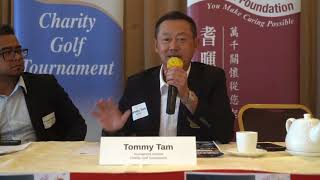 加拿大高球教练联邦协会华人教练分会主席 Tommy Tam发言