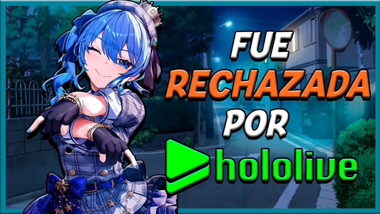 🌟 LA VTUBER que HOLOLIVE RECHAZÓ: HOSHIMACHI SUISEI 🌟