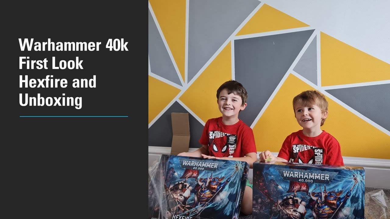Warhammer 40k First Look Hexfire and Unboxing