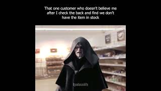 Palpatine is a rude customer  #starwarsmeme  #prequelmemes  #memes