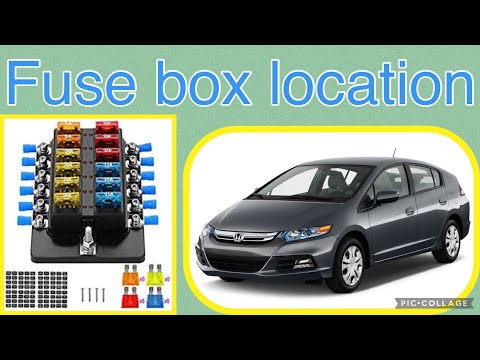 The fuse box location on a (2009-2014) Honda Insight