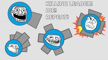 KILLING LEADER! DIE! REPEAT! - diep.io FFA Journey #2