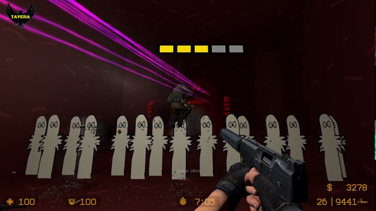 ZOMBIE ESCAPE ROUND ON COUNTER-STRIKE: SOURCE, map: ze_shroomforest ...