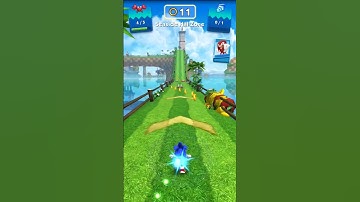 Sonic Dash Endless Running - gameplay sonic Seaside Hill Zone #autism #shorts #sonicdash