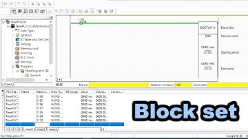 Block Set - BSET Instruction - CX Programmer Training Course