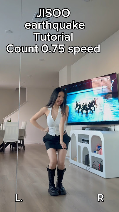 JISOO - earthquake mirrored dance tutorial #jisoo #earthquake #kpop #kpopfyp #kpoptutorial