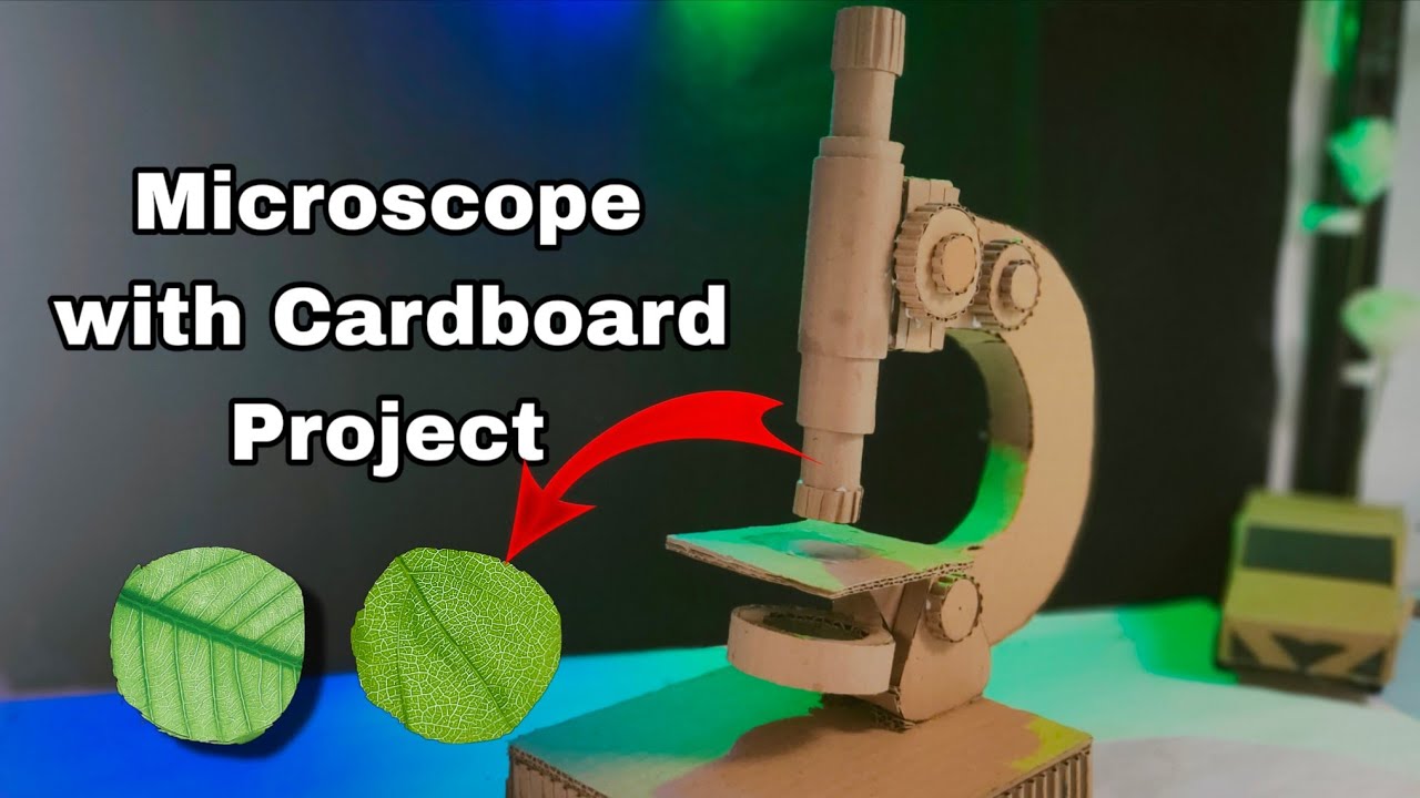 DIY Microscope – Working Model for Students with Cardboard Projects# ...