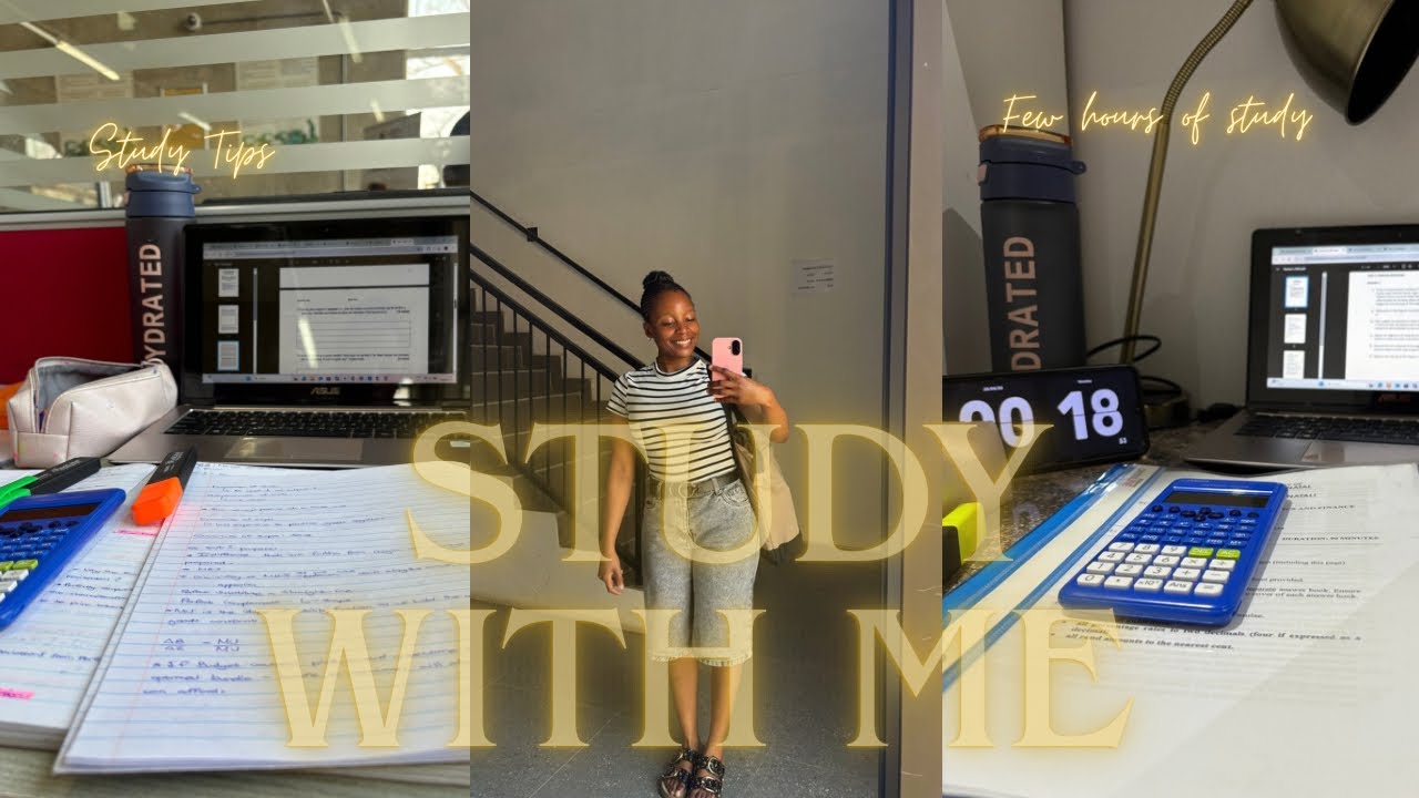 Study With Me 📚 | Productive & Cozy Session + Study Tips 