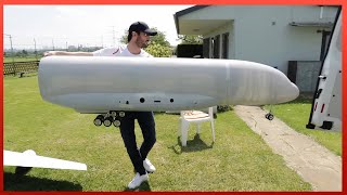 ชายใช้เวลาหนึ่งปีในการสร้างเครื่องบิน RC ที่สมจริงมากที่สุดแบบมีสเกล |ต้นฉบับ Airbus A380 by @RamyRC