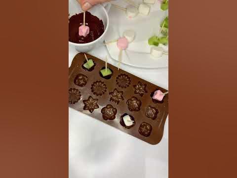 Фрукти і маршмелоу в шоколаді Ідея для прикрашання торту#chocolate ...