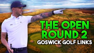 THE OPEN | ROUND 2 ! Goswick Golf Links was a REAL TEST!