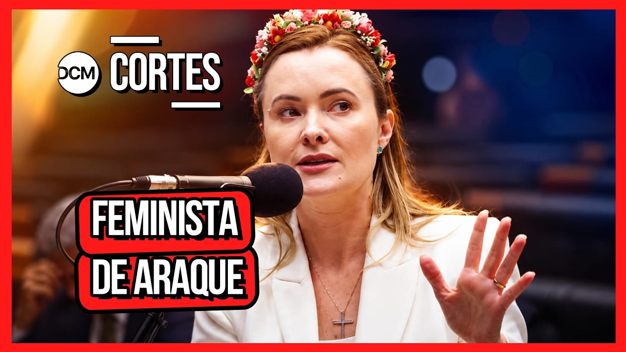 JÚLIA ZANATTA LEMBRA FEMINISMO PARA SE PROTEGER DE CRÍTICAS