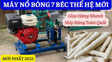 Test Máy nổ bỏng Gạo - Ngô Mini 7 Béc Thế Hệ Mới Gửi Cho Khách Ở Nhật Bản