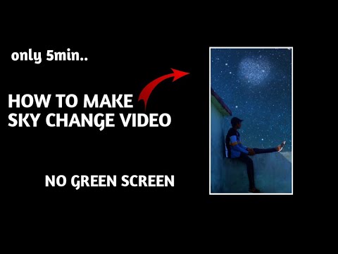HOW TO MAKE SKY CHANGE ( emoji in sky) instagram reels viral video editing #reel_video_editing