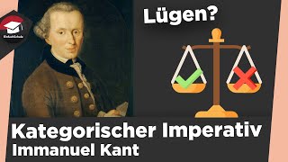 Der kategorische Imperativ einfach erklärt - Erklärung, Beispiel und Kritik Kategorischer Imperativ!