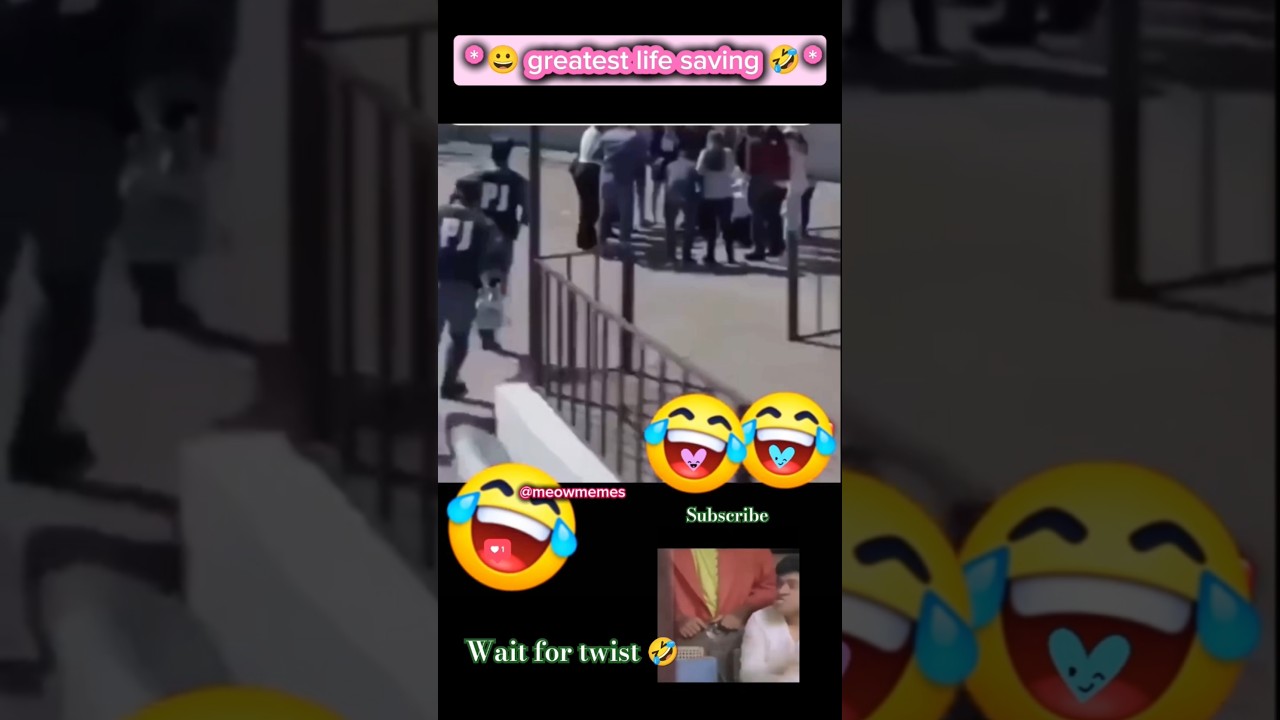 Funny life saving in human history 😃🤩