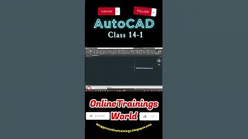 Level Up Your AutoCAD Skills with the Array Command Class 14-2 | #OnlineTrainingsWorld