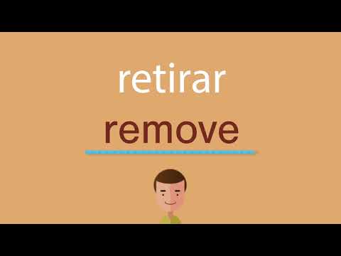 Video: ¿Cómo se escribe retiral?