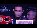 MIKEY GARCIA vs  SERGEY LIPINETS L A  PRESS CONFERENCE