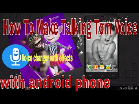 How To Make Talking Tom Voice || with android phone