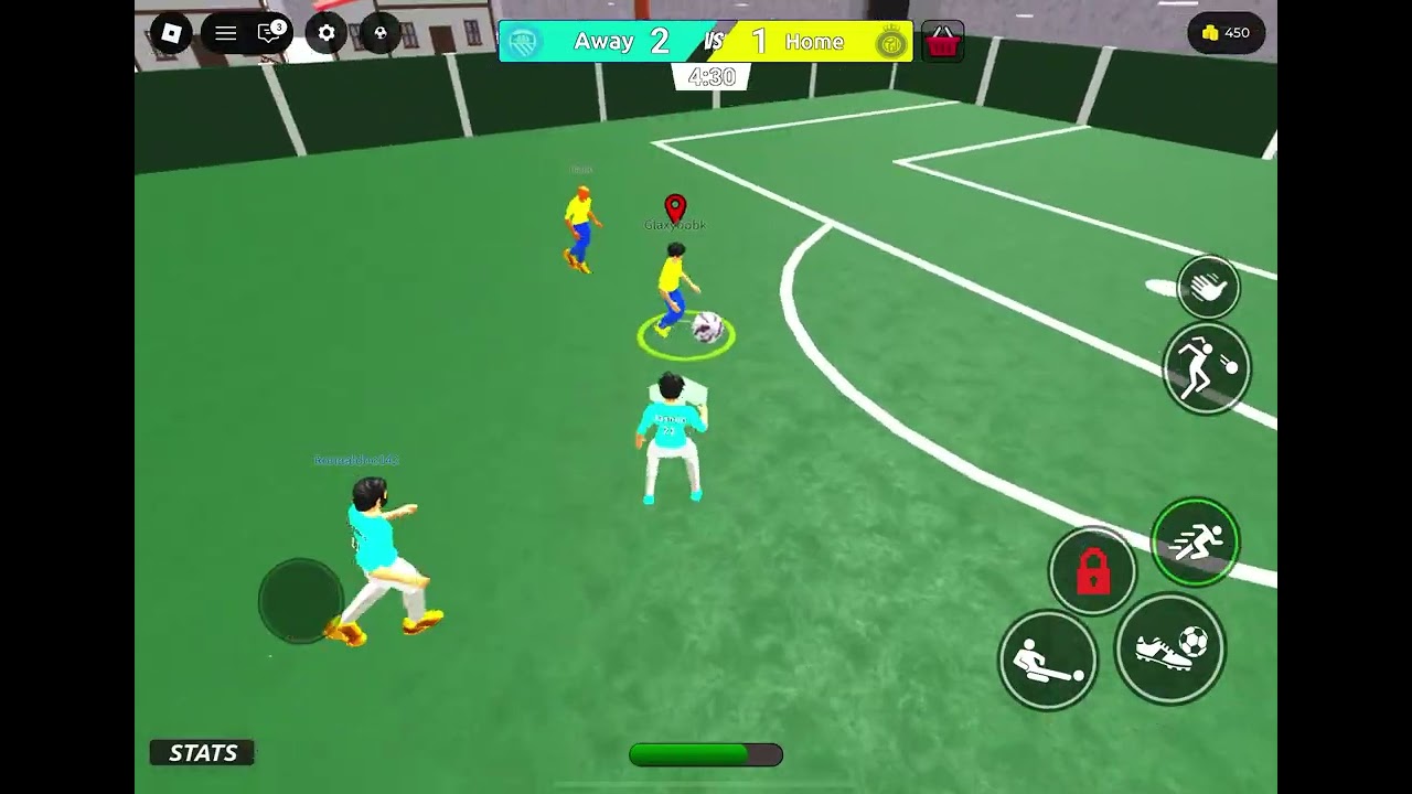 Playing realistic street soccer