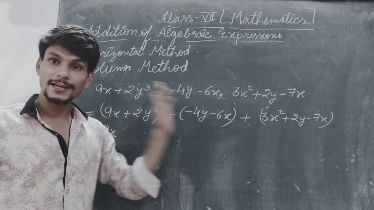 Addition of Algebraic expressions - YouTube