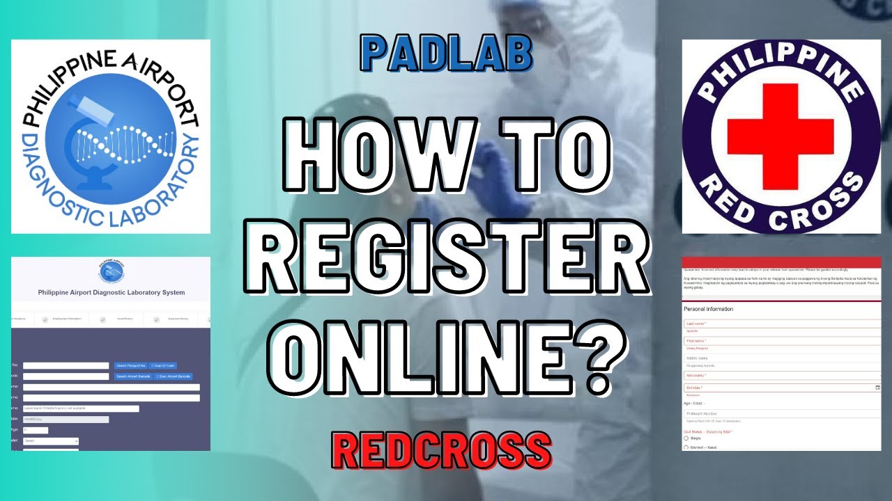 E-CIF ONLINE REGISTRATION FOR PHILIPPINE RED CROSS AND PADLAB DURING PANDEMIC 2020 | O.D. WOW