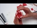 Realizzare una rosa in pasta di zucchero con la tecnica delle canes (murrine)