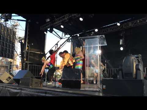 NYC Pride Rally 2014 - Imperial Court - Studio 54 Allstars Medley