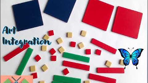 Using Algebraic Tiles Art integration-Std IX Polynomials Project-Algebraic Expressions Project