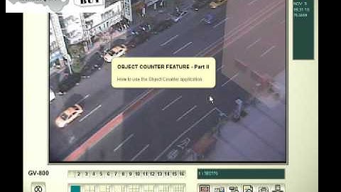 Geovision Object Counter Use