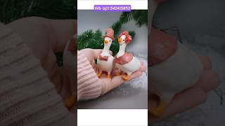 #ватнаяигрушка #гуси #ватныеигрушки #новогодниеподарки #елочныеигрушки #купить #ручная_работа #wb