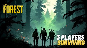 Surviving The Forest Together: Epic Split-Screen Gameplay with 3 Players