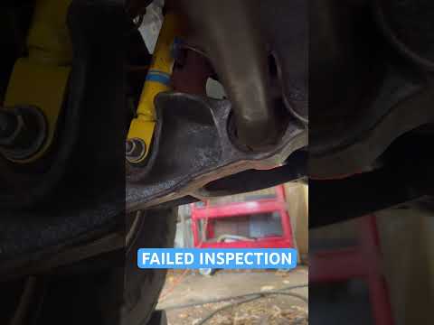 Silverado Failed Inspection. Now what? #diy #repair #truck #rust #youtube #trending #shorts #chevy