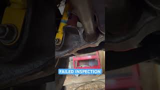 Silverado Failed Inspection. Now what? #diy #repair #truck #rust #youtube #trending #shorts #chevy