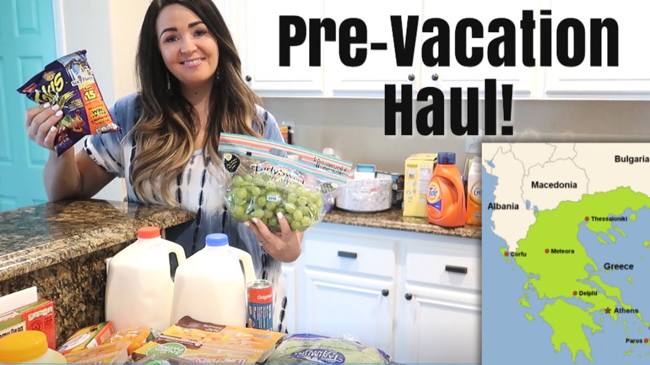 LAST GROCERY HAUL before VACATION to EUROPE! / Life As We GOmez