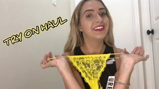 Try On Haul | 14 August 2023 | Tiny See Through Lingerie G string Transparent Thong Panty Haul