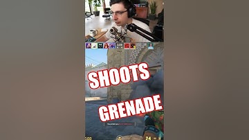 shroud SHOOTS A GRENADE #cs2 #counterstrike2