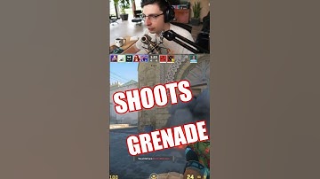shroud SHOOTS A GRENADE #cs2 #counterstrike2