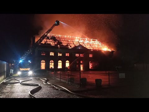 Fécamp. Incendie de l'école Jean-Macé, un dispositif important sur place