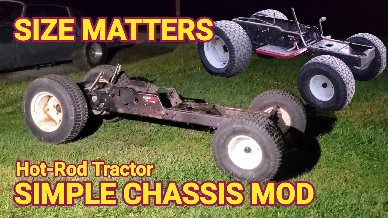 Garden Tractor to HOT-ROD Basic Chassis Mods for the Average Builder ...