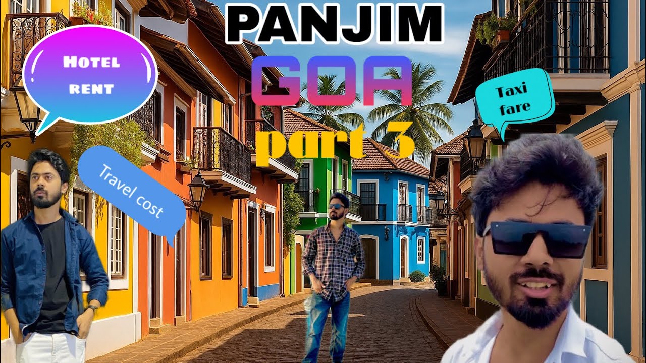 Goa Part 3 | Panjim City Tour | Iconic Church, Jama Masjid, Miramar Beach & western Ghats