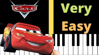Radiator Springs Theme - Cars Video Game | VERY EASY Piano Tutorial